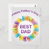 父の幸せな日 ポストカード (正面/裏面)