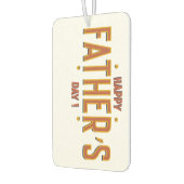 父の幸せな日 – 世界への心からの贈り物» カーエアーフレッシュナー (左)