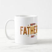 父の幸せな日 – 世界への心からの贈り物» コーヒーマグカップ (左)