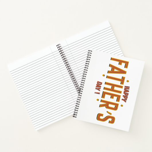 父の幸せな日 – 世界への心からの贈り物» ノートブック (内部)