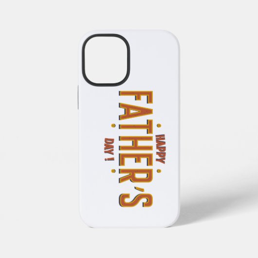 父の幸せな日 – 世界への心からの贈り物» iPhoneケース (裏面)