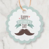 父の幸せな日 – 口ひげ フェイバータグ (裏面)