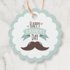 父の幸せな日 – 口ひげ フェイバータグ