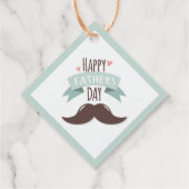 父の幸せな日 – 口ひげ フェイバータグ (裏面)