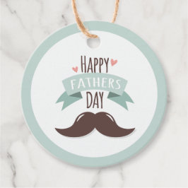 父の幸せな日 – 口ひげ フェイバータグ