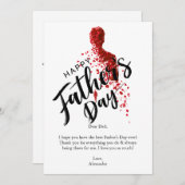 父の幸せな日 招待状 (正面/裏面)