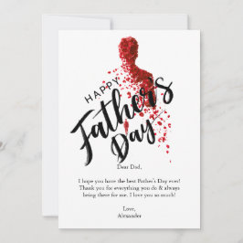 父の幸せな日 招待状