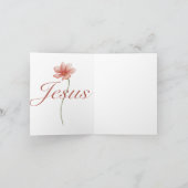 父の手に守られて キリスト教 信仰 聖書 招待状 (内部)