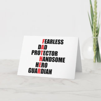 父の折句 カード