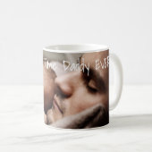 父の日あなたの写真最高の初のダディー史上初 コーヒーマグカップ (正面右)