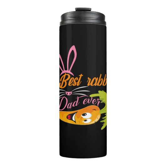 父の日うさぎ最高ののパパ タンブラー (正面)
