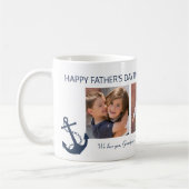 父の日おじいちゃん3フォトコラージュ コーヒーマグカップ (左)