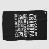 父の日おじいちゃん ゴルフタオル (横)