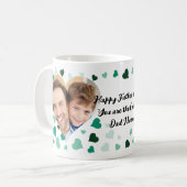 父の日おめでとうお前がクールパパだ。 コーヒーマグカップ (正面左)