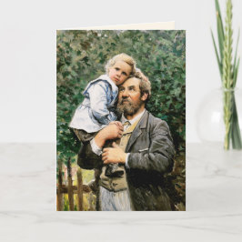 父の日おめでとうファインアート カード