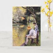 父の日おめでとうファインアート カード (黄色い花)