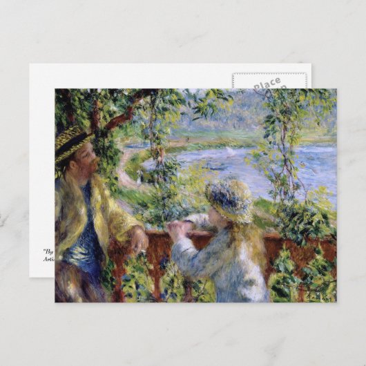 父の日おめでとうファインアート ポストカード (正面/裏面)