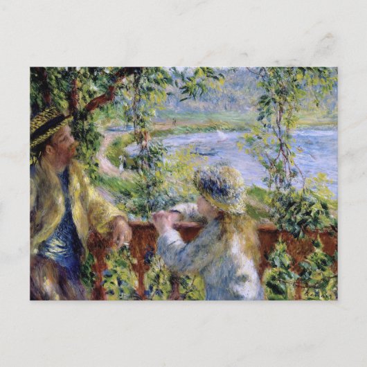 父の日おめでとうファインアート ポストカード (正面)