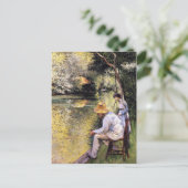 父の日おめでとうファインアート ポストカード (スタンド正面)