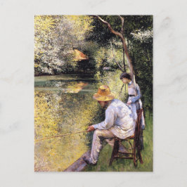 父の日おめでとうファインアート ポストカード