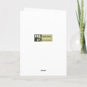 父の日おめでとうヴィンテージ カード (裏面)