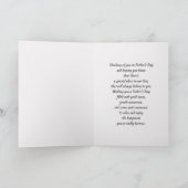 父の日おめでとう羽毛パターン カード (内部)