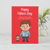 父の日おめでとう！アニメのパパ＆息子 シーズンカード (スタンド正面)