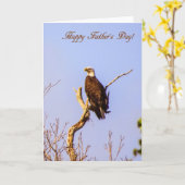 父の日おめでとう！ カード (黄色い花)