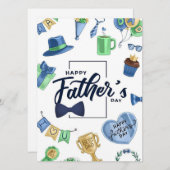 父の日おめでとう シーズンカード (正面/裏面)