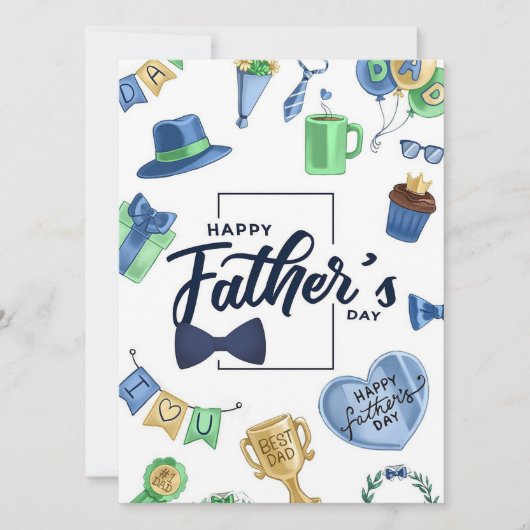 父の日おめでとう シーズンカード (正面)