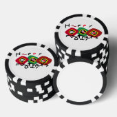 父の日おめでとう  ポーカーチップ (積み重ね)
