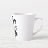 父の日おめでとう - 世界で一番の父 カフェラテマグ (右)