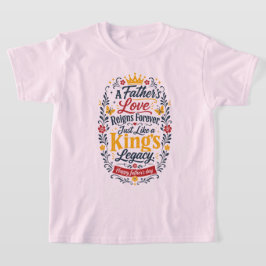 父の日おめでとう 王様の遺産 Tシャツ