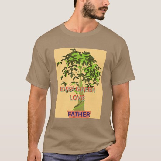 父の日おめでとう Tシャツ (正面)