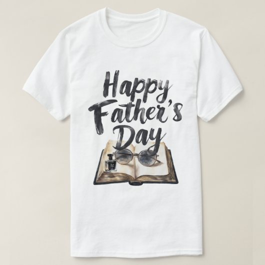 父の日おめでとう Tシャツ (デザイン正面)