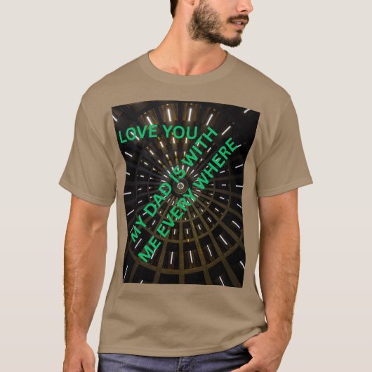 父の日おめでとう Tシャツ (正面)