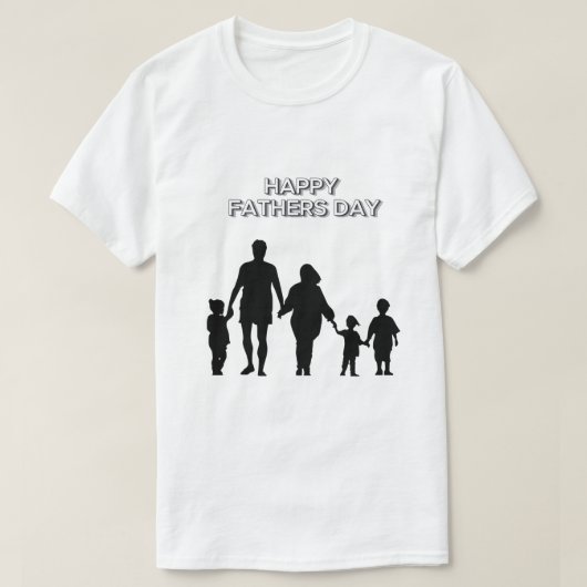 父の日おめでとう Tシャツ (デザイン正面)