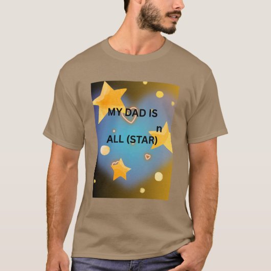 父の日おめでとう  Tシャツ (正面)