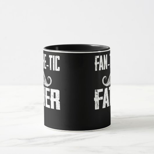 父の日おもしろいのファンタクティック父のためのメンズティー マグカップ (中央)