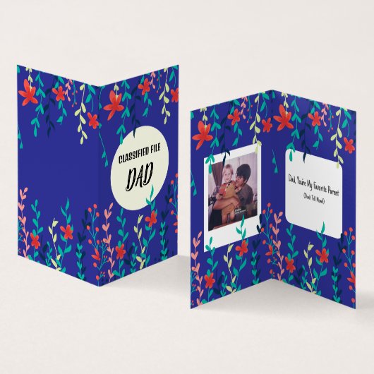 父の日おもしろいカード親のジョークお気に入りのギフト (内部&外部)