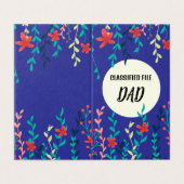 父の日おもしろいカード親のジョークお気に入りのギフト (外部フラット)