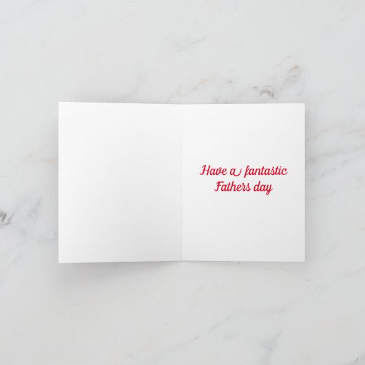 父の日おもしろいパパジョークカード シーズンカード (内部)