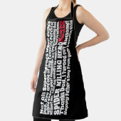 父の日おもしろい引用文の願い エプロン (インサイチュ)