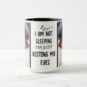 父の日おもしろい新しい父の写真マグカップ マグカップ (中央)