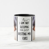 父の日おもしろい新しい父の写真マグカップ マグカップ (中央)