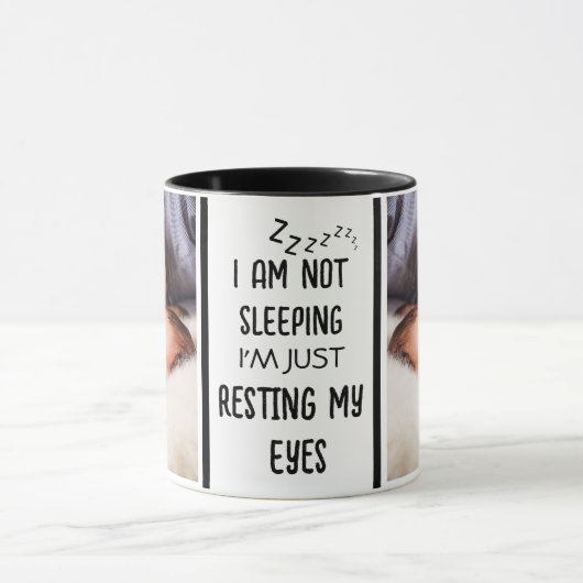 父の日おもしろい新しい父の写真マグカップ マグカップ (中央)