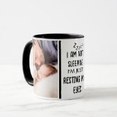 父の日おもしろい新しい父の写真マグカップ マグカップ (正面左)