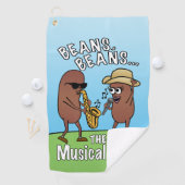 父の日おもしろい豆のファートジョーク ゴルフタオル (インサイチュ)