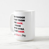 父の日おもしろい コーヒーマグカップ (正面左)