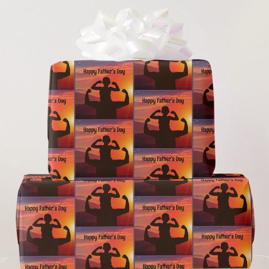 父の日お前のようなパパ ラッピングペーパー